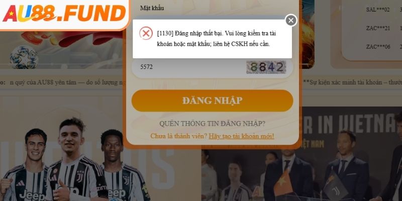 Lỗi hệ thống không phản hồi