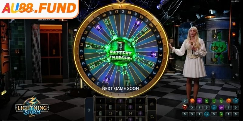 Nắm nhịp rơi của tia sét trong Lighting Storm AU88