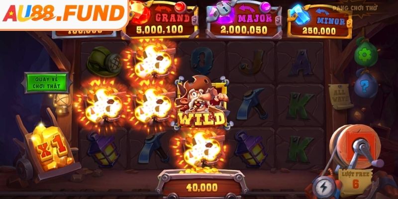 Quy luật chơi nổ hũ Mỏ Vàng Của Gã Điên AU88