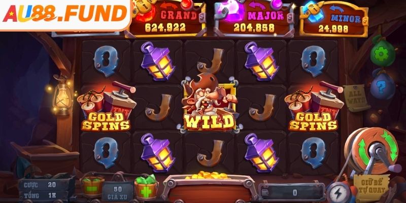 Tận dụng xe mỏ Wild Mỏ Vàng Của Gã Điên AU88