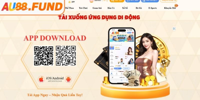 Tải app AU88 đối với iOS